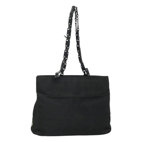 PRADA Tote Bag Nylon Black Auth ti2918 - Picture 1 of 16